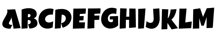 Warmes Font LOWERCASE