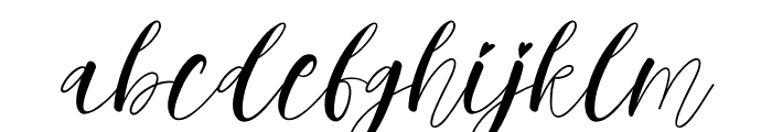 Warmth Of Love Font LOWERCASE
