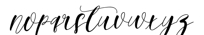 Warmth Of Love Font LOWERCASE