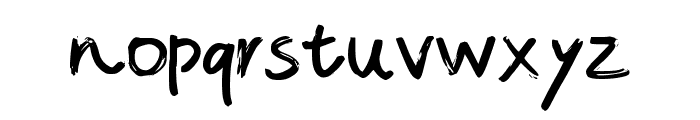 Warthog Regular Font LOWERCASE