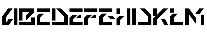 Warzone Font UPPERCASE