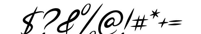 Washington Angharad Italic Font OTHER CHARS