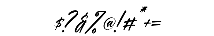 Washington Calligraphy Italic Font OTHER CHARS