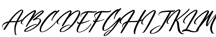 Washington Calligraphy Italic Font UPPERCASE