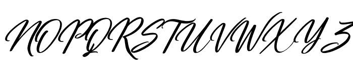 Washington Calligraphy Italic Font UPPERCASE