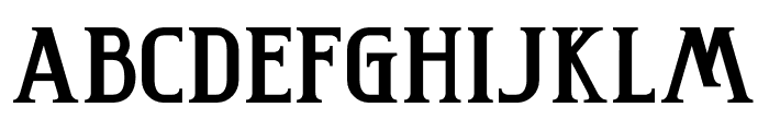 Washington DC Serif Font UPPERCASE