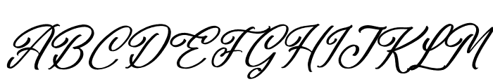 Washington Delmonte Italic Font UPPERCASE
