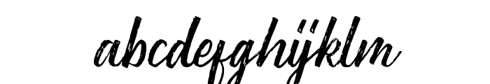 Washington Rough Font LOWERCASE