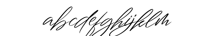 Washington Signature Italic Font LOWERCASE