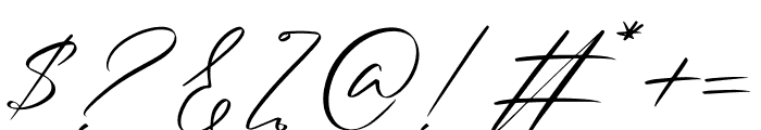 Washington Signature Font OTHER CHARS