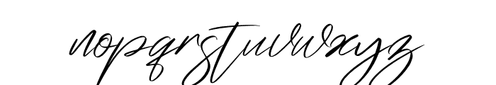 Washington Signature Font LOWERCASE
