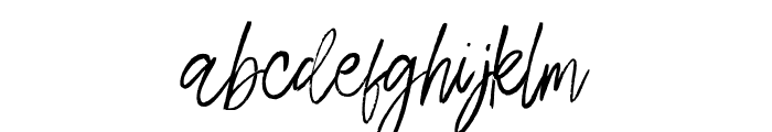 WasteriaSignatureBrush-Regular Font LOWERCASE