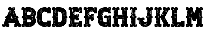 WasternTexture Font UPPERCASE