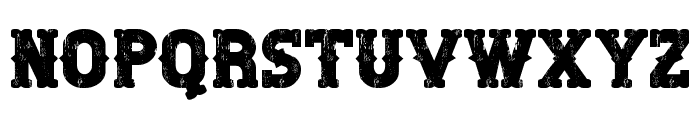 WasternTexture Font UPPERCASE