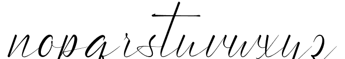 Waterflowers Font LOWERCASE