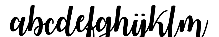 Watermelon Script Font LOWERCASE