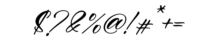 Watersky Sighale Italic Font OTHER CHARS