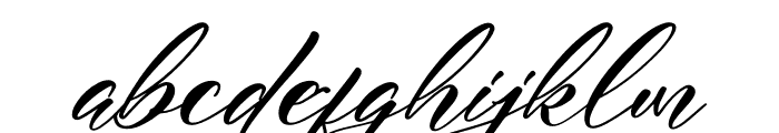 Watersky Sighale Italic Font LOWERCASE