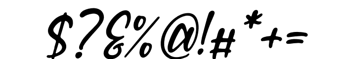 Wathour Helpfull Italic Font OTHER CHARS