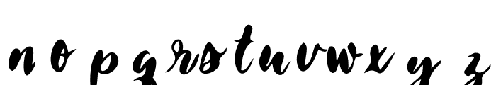 Watterry Handwrit Font LOWERCASE