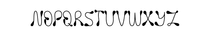 Wave Black Font LOWERCASE