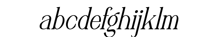 Wave Vayau Italic Font LOWERCASE