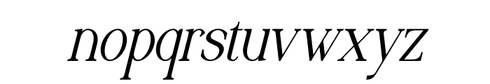 Wave Vayau Italic Font LOWERCASE