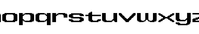 Waves Chunky CPC Regular Font LOWERCASE