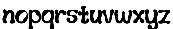 Wavy-World Font LOWERCASE