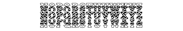 Wavy Font UPPERCASE