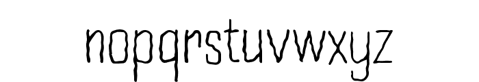 WavyLinesRegular Font LOWERCASE