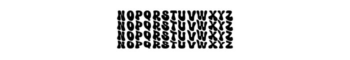 Wavynes Font UPPERCASE