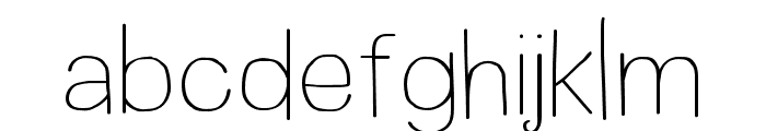 Wayago Regular Font LOWERCASE