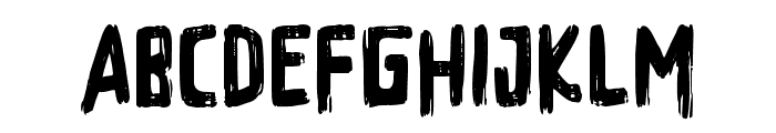 WayhonkRough Font UPPERCASE