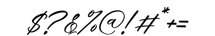 Waynette Italic Font OTHER CHARS