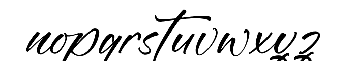 Waynota Carttes Italic Font LOWERCASE