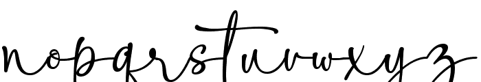 Weaknes Signature Bold Regular Font LOWERCASE