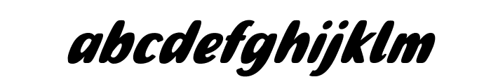 Wearhouse Italic Font LOWERCASE
