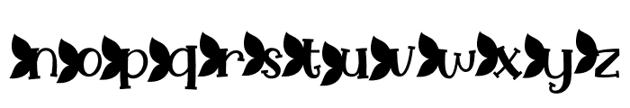 Weathered Sunshine Butterfly Left Font LOWERCASE