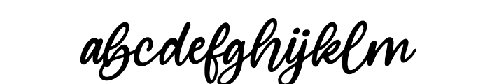 Weathley Candila Italic Font LOWERCASE