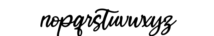 Weathley Candila Italic Font LOWERCASE