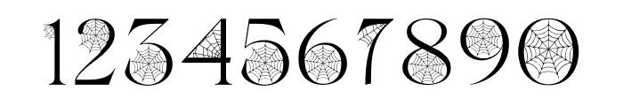 Web  Halloween Font OTHER CHARS