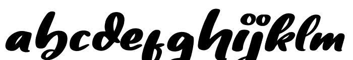 Wedank Font LOWERCASE