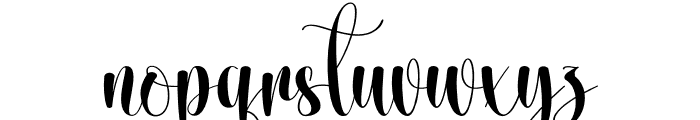 Wedding Charming Font LOWERCASE