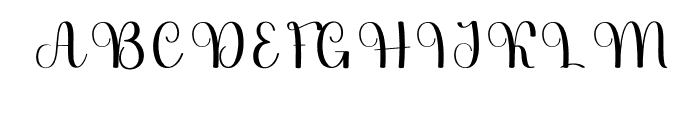 Wedding Dreaming Font UPPERCASE