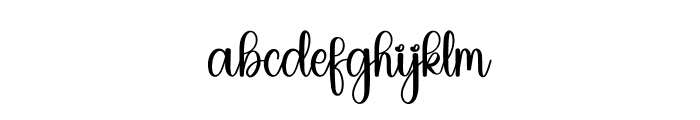 Wedding Garden Font LOWERCASE