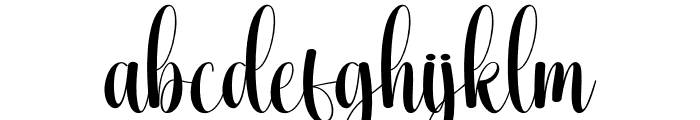 Wedding Graceful Font LOWERCASE