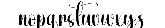 Wedding Graceful Font LOWERCASE