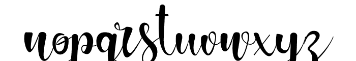 Wedding Marry Font LOWERCASE