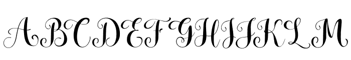 Wedding Party Regular Font UPPERCASE